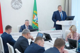 На совещании в облисполкоме обсудили возведение свинокомплекса и ремонт арендного жилья на Гомельщине