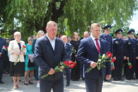 Мітынг-рэквіем прайшоў у гарадскім парку райцэнтра