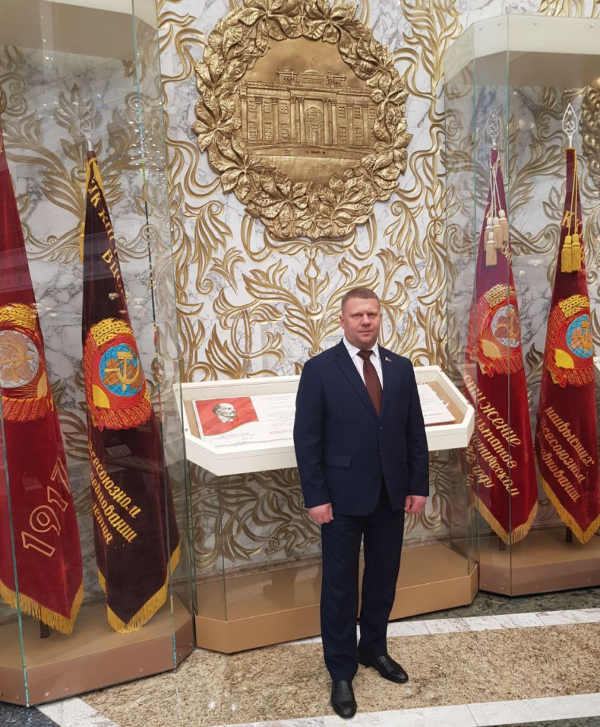 Старшыня Петрыкаўскага раённага выканаўчага камітэта Аляксандр Верамееў быў у ліку запрошаных на інаўгурацыю Прэзідэнта Рэспублікі Беларусь